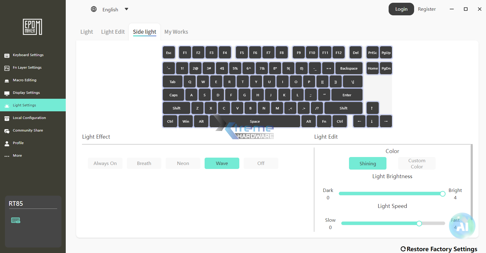 EPOMAKER RT85 software 12 46819